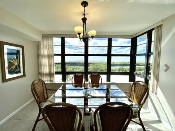 Marco Island Beachfront Condo Views Large Balcony